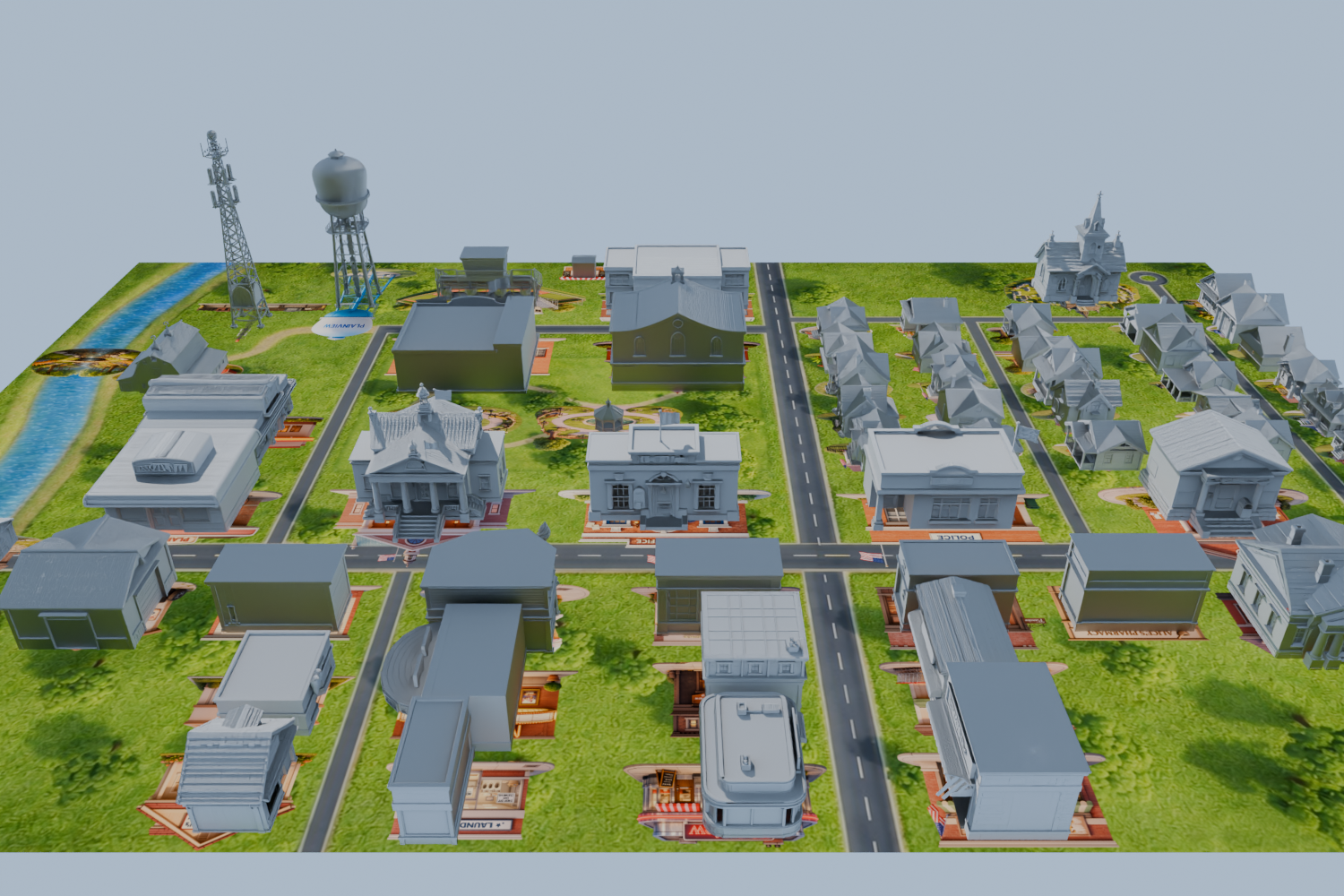 Plainview from the north
