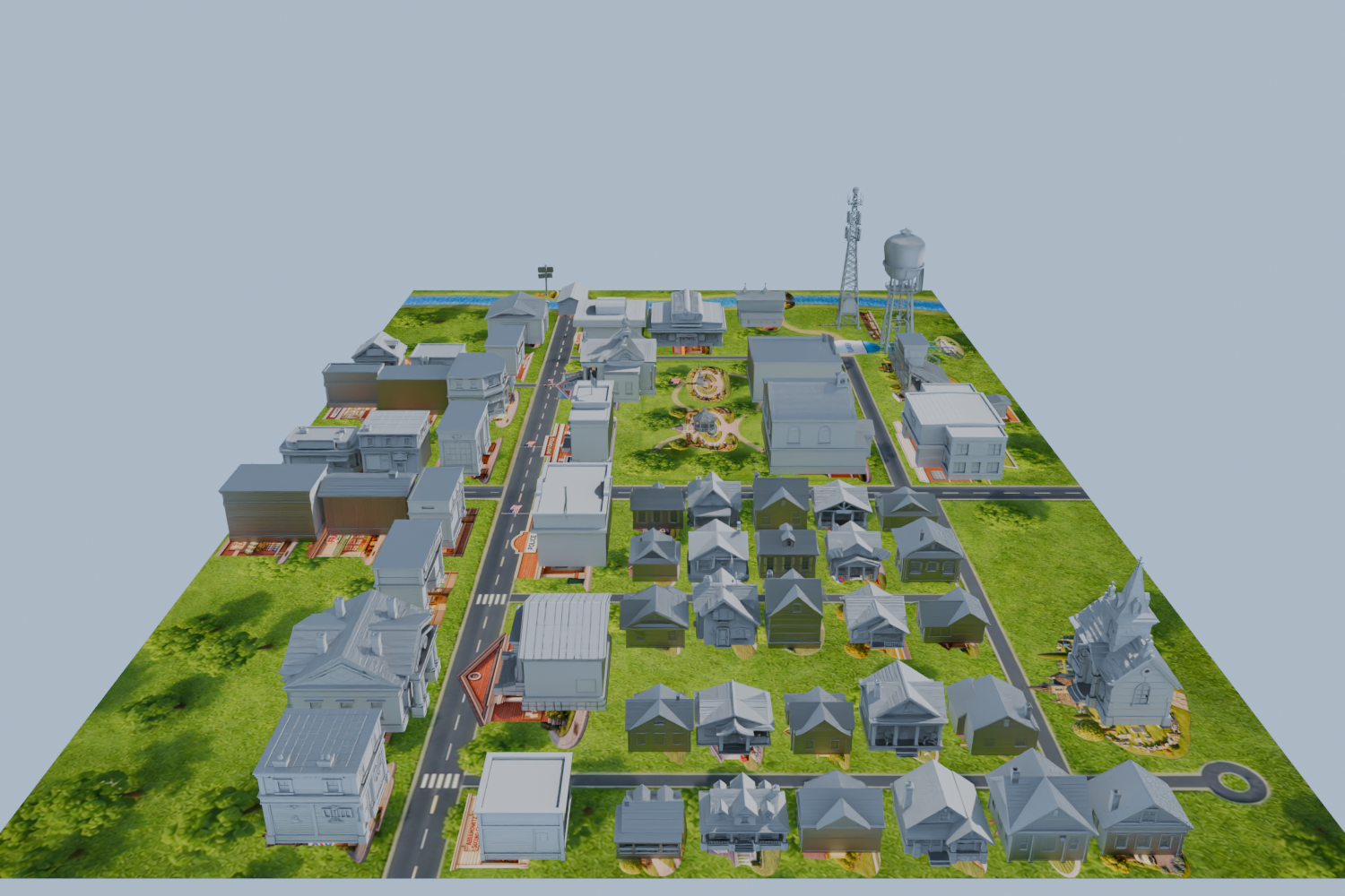 Plainview from the west