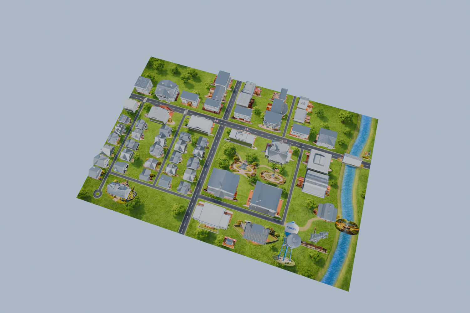 Building a Town That Does Not Exist